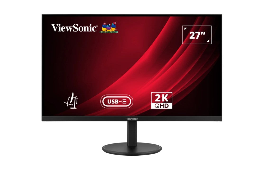 ViewSonic 27' VG 2K 2560 X 1440 SuperClear IPS, USB-C 65w  Hub, DP, Height Adjust, 3y Advance Replacement, Business Pro Monitor ViewSonic 27' VG 2K 2560 X 1440 SuperClear IPS, USB-C 65w  Hub, DP, Height Adjust, 3y Advance Replacement, Business Pro Monitor
